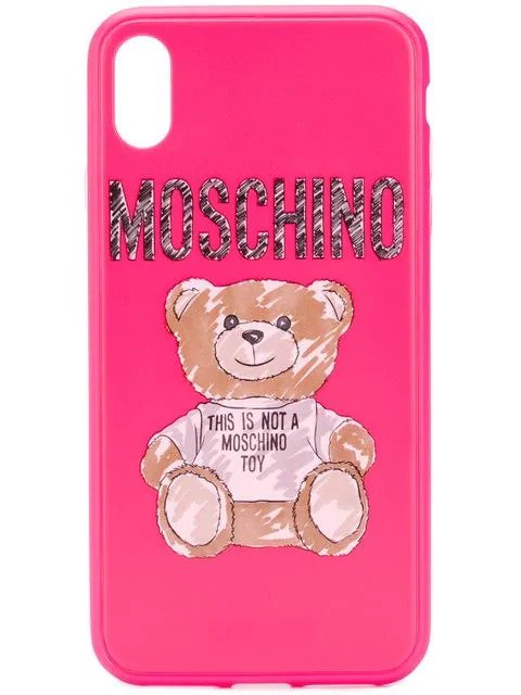 iPhone XS MAX 粉色熊熊手机壳