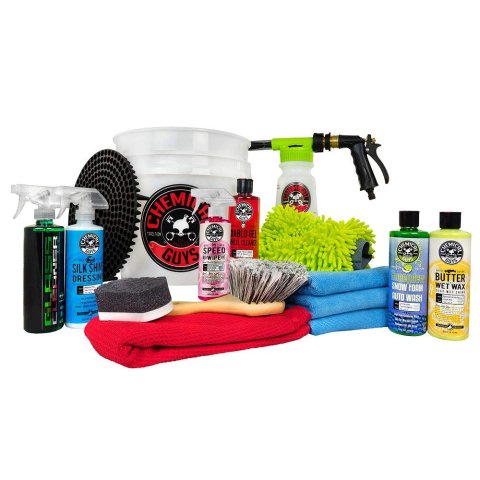 Chemical Guys Hol203 Black Car Care Kit (9 Items)