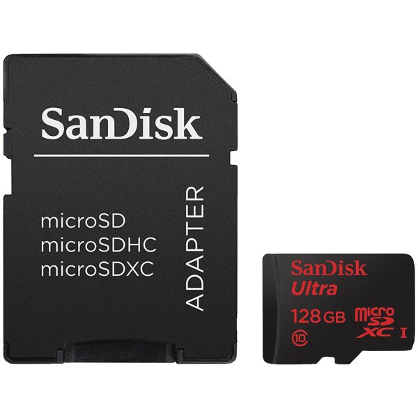 128 GB Ultra Microsdxc Memory Card with Adapter