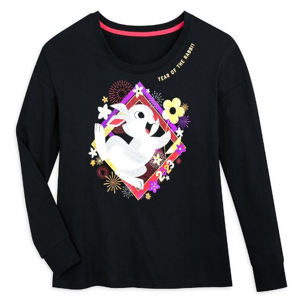 Thumper Long Sleeve T-Shirt for Women – Year of the Rabbit Lunar New Year 2023 | shopDisney