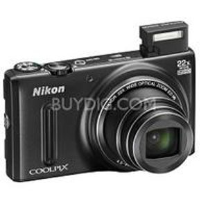 Nikon COOLPIX S9600 16 MP Wi-Fi Digital Camera with 22x Zoom Lens and 1080p Video