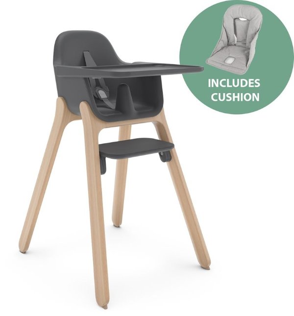 Ciro High Chair + Cushion Bundle - Jake / Grey