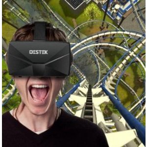2016年新款 DESTEK Headset 3D VR 眼镜 支持NFC和鼻部填充支撑