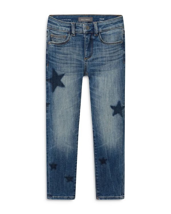 Girls' Chloe Castor Star Print Skinny Jeans - Big Kid