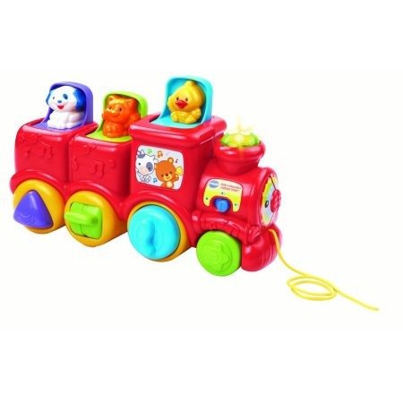 小火车牵绳玩具