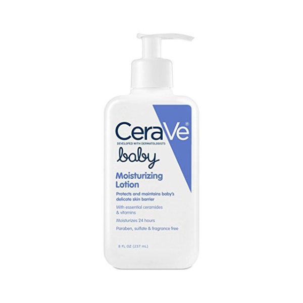 Baby Lotion 8 oz with Essential Ceramides and Vitamins for Protecting and Maintaining Baby's Delicate Skin