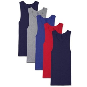 Amazon Fruit of the Loom Men's Tag-Free Tank A-Shirt