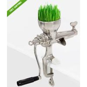  Stainless Steel Wheat Grass Hand Juicer Manual Juice Wheatgrass Extractor