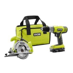 Today Only: RYOBI 18-Volt ONE+ Lithium-Ion 2-Tool Combo Kit