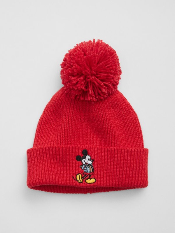 Disney 绒球编织帽