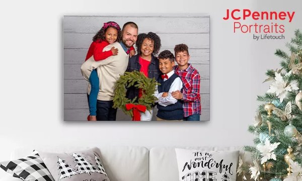 Professional In-Studio Photo Shoot and Canvas Print at JCPenney Portraits (Up to 85% Off)