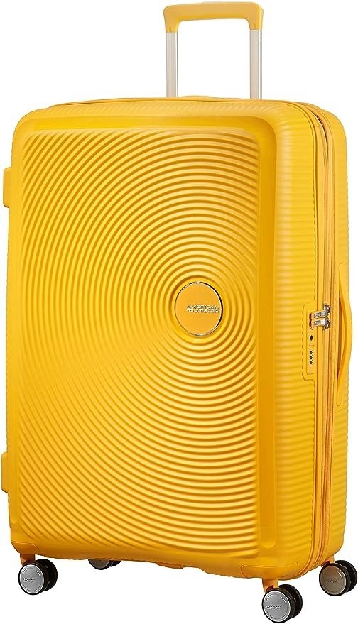 亮黄色行李箱 77cm, 110 L