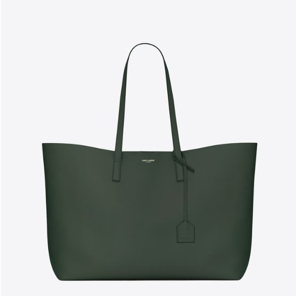 shopping bag saint laurent E/W in supple leather
