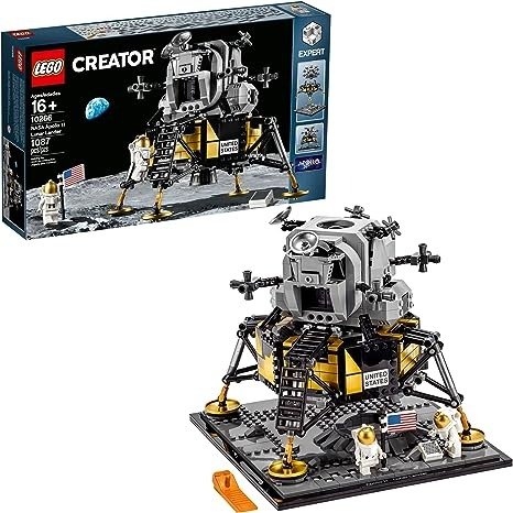 Creator Expert NASA Apollo 11 Lunar Lander 10266 Building Toy Set for Ages 16+ (1087 Pieces)