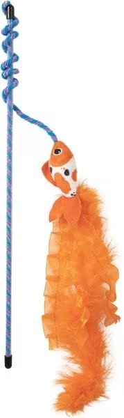 Quirky Kitty Cute Koi Wand Cat Toy