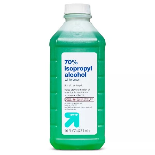 Isopropyl 70% Alcohol Antiseptic - Wintergreen scent - 16oz - Up&Up&#153;