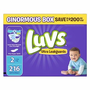 又降：Luvs婴儿尿布4段 160片