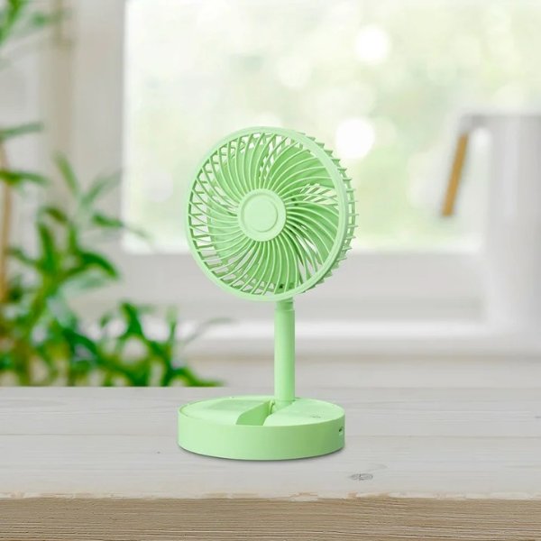6 inch Personal Rechargeable USB Foldable Fan with 3 Speeds