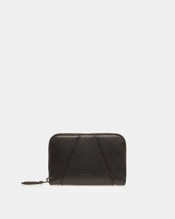 Angye Leather Wallet In Black
