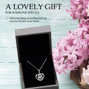 Sable Pendant Necklace with Floating Crystal @ Amazon