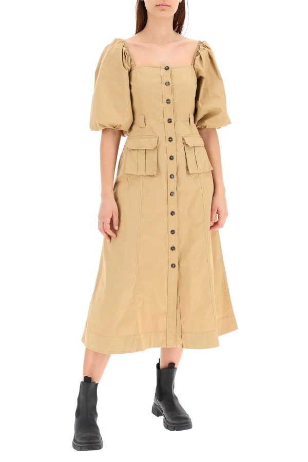 ripstop cotton military dress