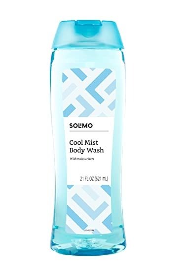 Amazon Brand - Solimo Body Wash, Cool Mist Scent, 21 fl oz (Pack of 1)