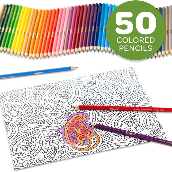 Colored Pencils For Adults (50 Count)
