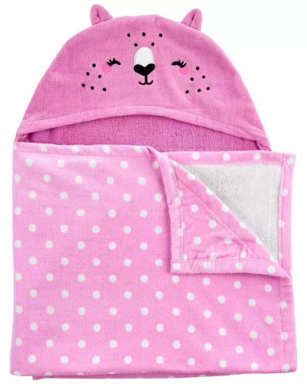 Cat Hooded Terry Towel