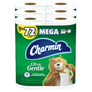 Charmin Ultra 超柔软厕纸 18卷相当于72卷