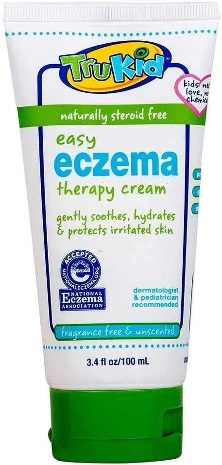 Eczema Lotion for Sensitive Skin, 3.4 oz – Safe, Unscented Body Lotion for Kids and Babies, Extra Gentle, Truly Natural Formula for Healing Relief – Pediatrician and Dermatologist Tested