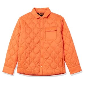 Amazon Essentials 男孩羊羔绒衬里衬衫夹克