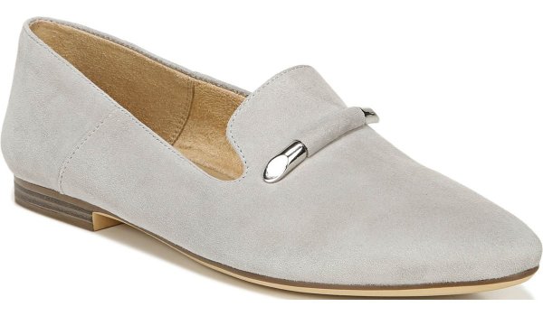 .com |Libby in Icy Grey Suede Flats