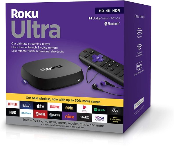 Roku Ultra 2020新一代 电视流媒体盒子