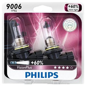 Philips 9006 VisionPlus Upgrade Headlight / Fog Light Bulb, Pack of 2