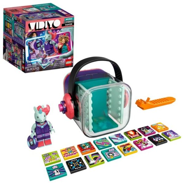 VIDIYO Unicorn DJ BeatBox 43106 Building Toy (84 Pieces)