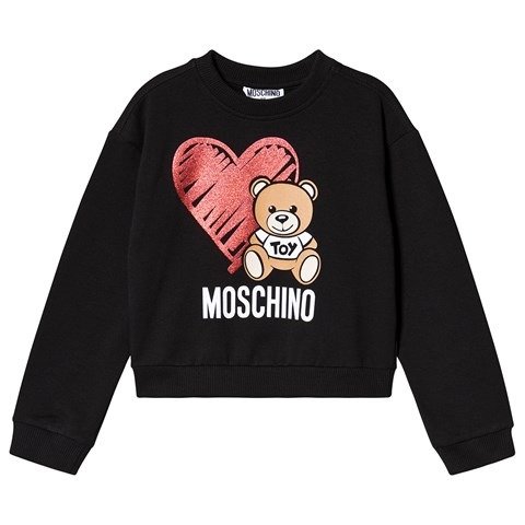 Black Heart Bear Branded Sweatshirt | AlexandAlexa