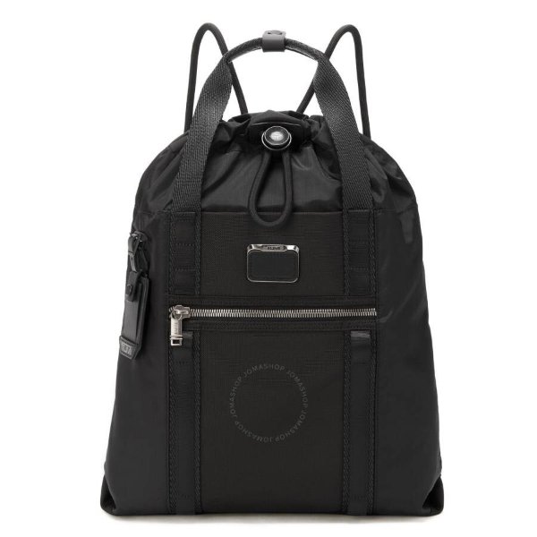 Alpha Bravo Transport Drawstring Backpack - Black