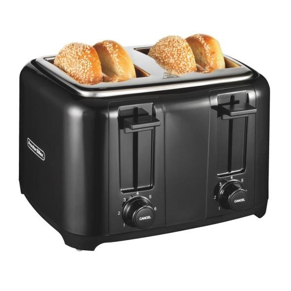 4 Slice Black Cool Touch Toaster