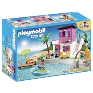 Playmobil海滩小屋建筑玩具