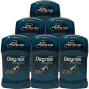 Degree Men Dry Protection Antiperspirant Deodorant, Clean 2.7 oz (Pack of 6)