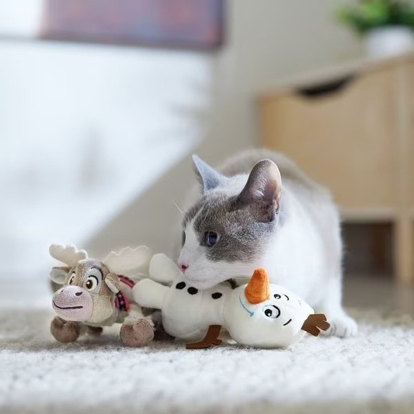 冰雪奇缘系列猫咪玩偶 内含猫薄荷