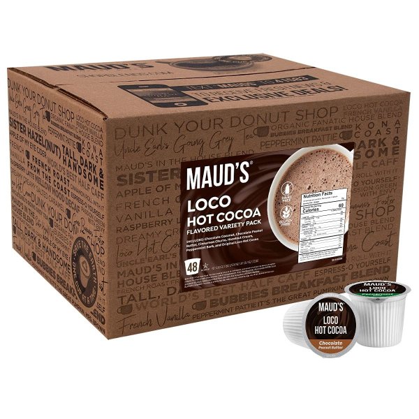 Maud's Flavored Hot Chocolate Variety Pack, 48ct.