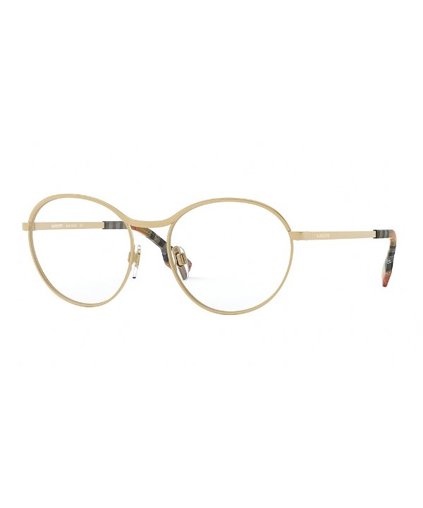 Goldtone Round Eyeglasses