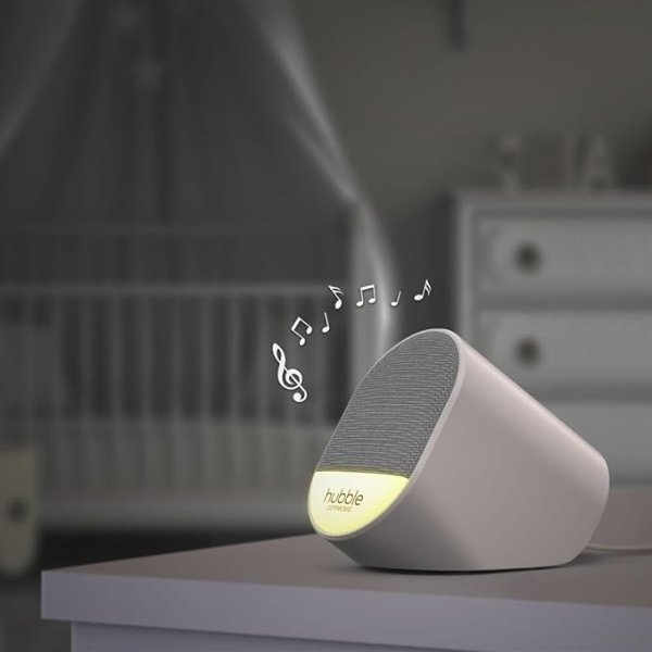 Hubble Connected Guardian+ Smart, Connected, Wireless, Wi-Fi Enabled Baby Movement Monitor, Soothing Sounds, White Noise, Heart-Rate and Breathing Monitor with Free Hubbleclub App