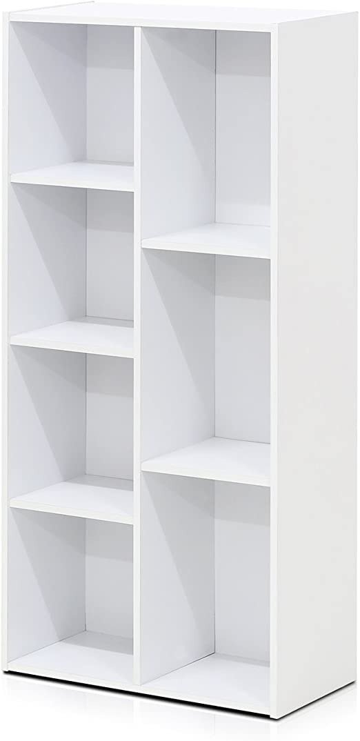 Luder Bookcase / Book / Storage , 7-Cube, White