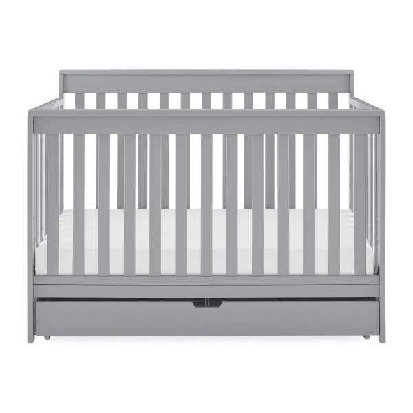 Mercer 6-in-1 Convertible Crib with Storage Trundle