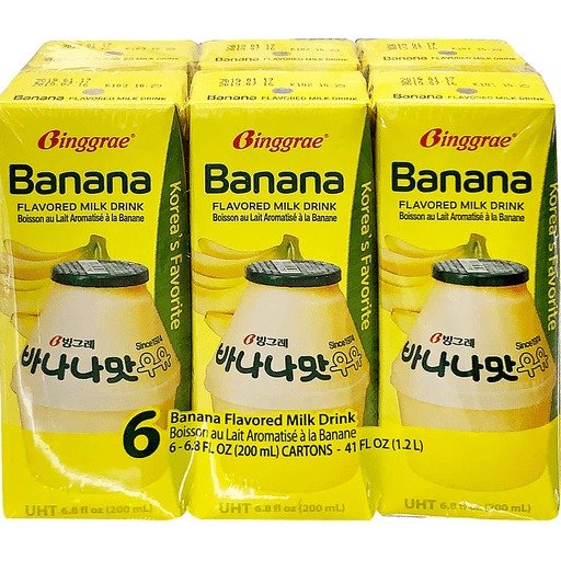Binggrae Banana Flavored Milk Drink-6pk