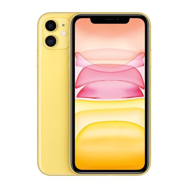 Straight Talk Apple iPhone 11, 64GB, Yellow - Prepaid Smartphone