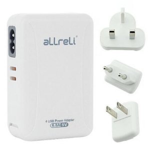 i 34W / 6.8A 4 Port Portable USB Travel Charger 