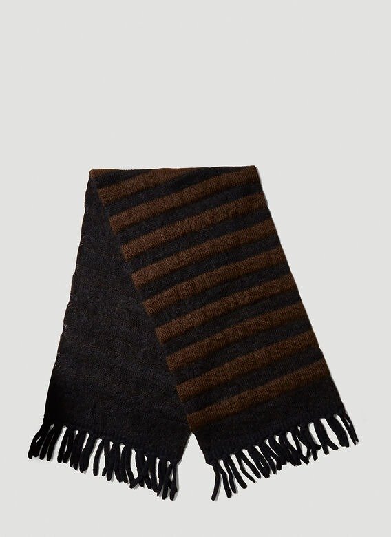 Tricot Scarf in Black